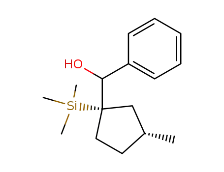 ((1S,3R)-3-Methyl-1-trimethylsilanyl-cyclopentyl)-phenyl-methanol