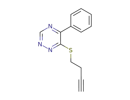 6-(3-butynylthio)-5-phenyl-1,2,4-triazine