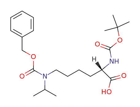 Boc-Lys(Z)(isopropyl)-OH (oil)