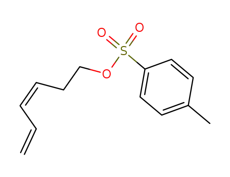 Molecular Structure of 87463-28-3 (3,5-Hexadien-1-ol, 4-methylbenzenesulfonate, (Z)-)
