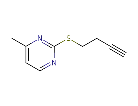 2-(3-butynylthio)-4-methylpyrimidine