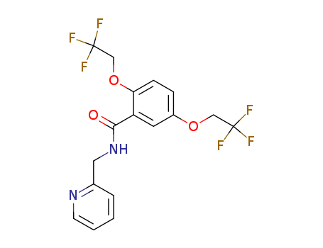 Benzamide,N-(2-pyridinylmethyl)-2,5-bis(2,2,2-trifluoroethoxy)-