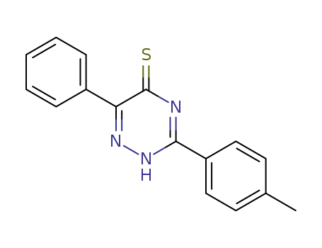 6-phenyl-3-p-tolyl-1,2,4-triazine-5-thione