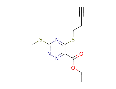 5-(3-butynylthio)-6-carbethoxy-3-(methylthio)-1,2,4-triazine