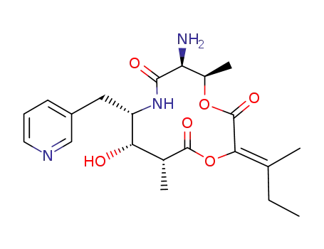 (5R,6S,9S,10S,11R)-6-Amino-10-hydroxy-5,11-dimethyl-2-[1-methyl-prop-(Z)-ylidene]-9-pyridin-3-ylmethyl-1,4-dioxa-8-aza-cyclododecane-3,7,12-trione