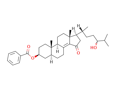 Benzoic acid (3S,5S,9R,10S,13R,17R)-17-((R)-4-hydroxy-1,5-dimethyl-hexyl)-10,13-dimethyl-15-oxo-2,3,4,5,6,7,9,10,11,12,13,15,16,17-tetradecahydro-1H-cyclopenta[a]phenanthren-3-yl ester