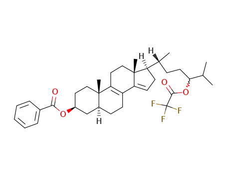 (3β,5α,24R,S)-Cholesta-8,14-diene-3,24-diol 3-benzoate 24-trifluoroacetate