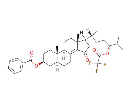 (3β,5α,24R,S)-3-(Benzoyloxy)-24-(trifluoroacetoxy)cholest-8(14)-en-15-one
