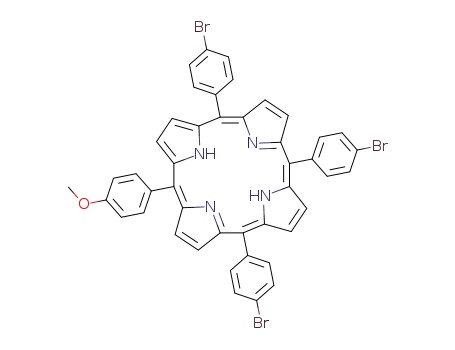 (5Z,10Z,14Z,19Z)-5,10,15-Tris-(4-bromo-phenyl)-20-(4-methoxy-phenyl)-porphyrin