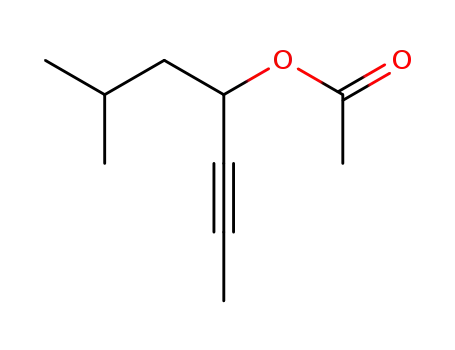 (+/-)-1-(2'-methylpropyl)-2-butynyl acetate