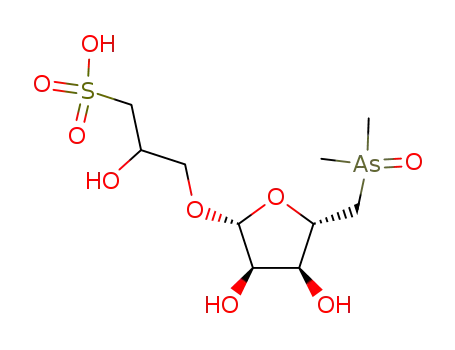 3-[5-deoxy-5-(dimethylarsinoyl)-β-D-ribofuranosyloxy]-2-hydroxypropene-1-sulphonic acid