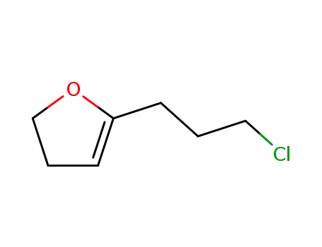 Molecular Structure of 110188-06-2 (Furan, 5-(3-chloropropyl)-2,3-dihydro-)