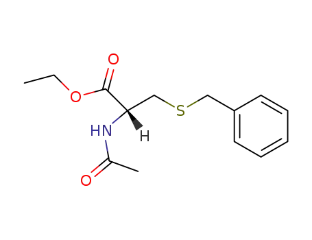Molecular Structure of 26723-10-4 (L-Cysteine, N-acetyl-S-(phenylmethyl)-, ethyl ester)