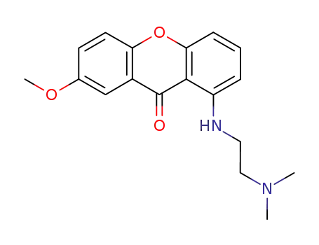 1-<<2-(dimethylamino)ethyl>amino>-7-methoxy-9H-xanthen-9-one