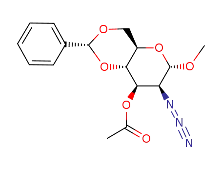 methyl 3-O-acetyl-2-azido-4,6-O-benzylidene-2-deoxy-α-D-mannopyranoside
