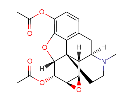 Morphinan-3,6-diol,4,5:7,8-diepoxy-17-methyl-, diacetate (ester), (5a,6a,7b,8b)- (9CI)