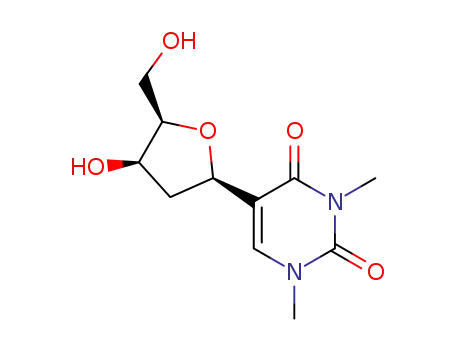 5-(2'-deoxy-β-D-threo-pentofuranosyl)-1,3-dimethyl-2,4(1H,3H)-pyrimidinedione