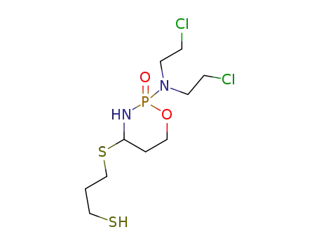 3-{2-[bis-(2-chloro-ethyl)-amino]-2-oxo-2λ5-[1,3,2]oxazaphosphinan-4-ylsulfanyl}-propane-1-thiol