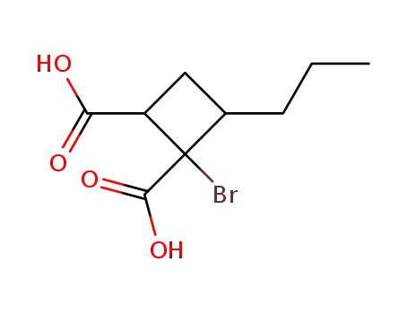 1-Bromo-4-propyl-cyclobutane-1,2-dicarboxylic acid