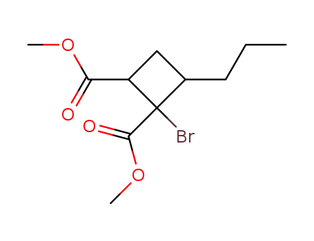 1-Bromo-4-propyl-cyclobutane-1,2-dicarboxylic acid dimethyl ester