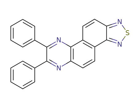 7,8-diphenyl<1,2,5>thiadiazolo<33',4'-5,6>naphto<1,2-b>pyrazine