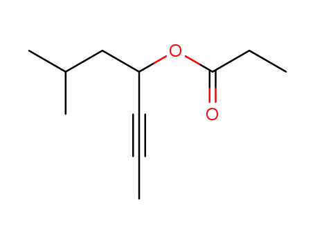 (+/-)-1-(2'-methylpropyl)-2-butynyl propanoate