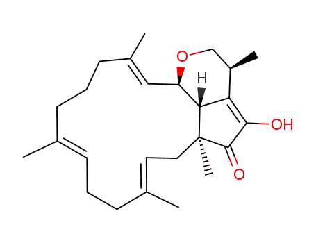 (2E,7E,11E)-(1R,14S,18S,21R)-16-Hydroxy-3,7,11,14,18-pentamethyl-20-oxa-tricyclo[12.6.1.017,21]henicosa-2,7,11,16-tetraen-15-one