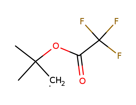 2-(trifluoroacetyloxy)-2-methyl-1-propyl radical