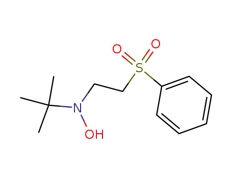 N-tert-Butyl-N-<2-(phenylsulfonyl)ethyl>hydroxylamin