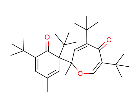 3,5-Di-tert-butyl-7-(1,5-di-tert-butyl-3-methyl-6-oxo-cyclohexa-2,4-dienyl)-7-methyl-7H-oxepin-4-one