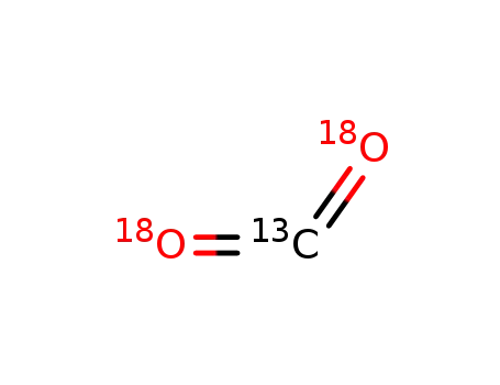 Molecular Structure of 2684-00-6 (CARBON DIOXIDE (13C; 18O2))