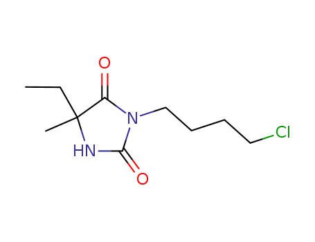 3-(4-chlorobutyl)-5-ethyl-5-methylimidazolidine-2,4-dione