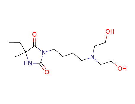 3-{4-[Bis-(2-hydroxy-ethyl)-amino]-butyl}-5-ethyl-5-methyl-imidazolidine-2,4-dione