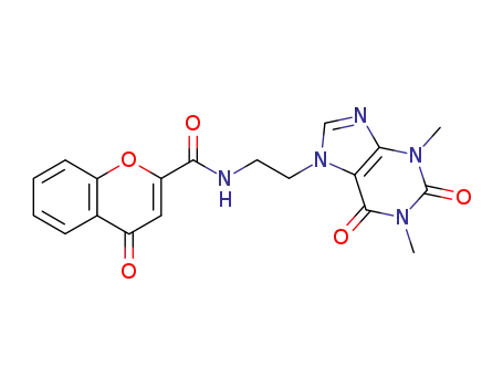 4-oxo-4H-chromene-2-carboxylic acid 2-(1,3-dimethyl-2,6-dioxo-1,2,3,6-tetrahydro-purin-7-yl)-ethylamide