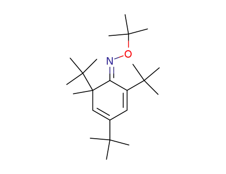 2,4,6-Tri-tert-butyl-6-methyl-cyclohexa-2,4-dienone O-tert-butyl-oxime
