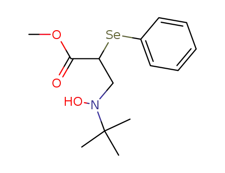 3-(tert-Butylhydroxyamino)-2-(phenylseleno)propionsaeure-mehylester