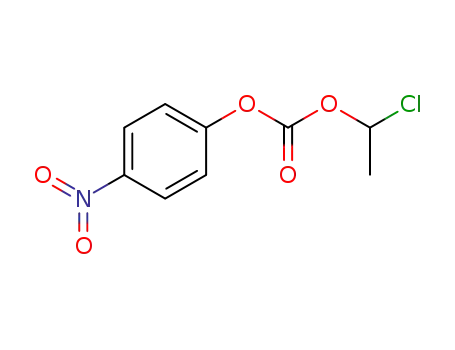 Molecular Structure of 101623-69-2 (Carbonic acid 4-nitro-phenyl ester 1-chloro-ethyl ester)