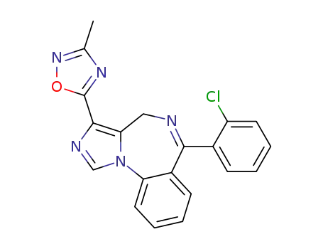 6-(2-Chloro-phenyl)-3-(3-methyl-[1,2,4]oxadiazol-5-yl)-4H-2,5,10b-triaza-benzo[e]azulene