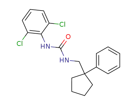1-(2,6-Dichloro-phenyl)-3-(1-phenyl-cyclopentylmethyl)-urea