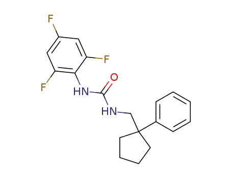 1-(1-Phenyl-cyclopentylmethyl)-3-(2,4,6-trifluoro-phenyl)-urea