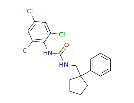 1-(1-Phenyl-cyclopentylmethyl)-3-(2,4,6-trichloro-phenyl)-urea