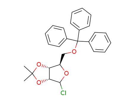 2,3-O-Isopropylidene-5-O-trityl-α,β-ribofuranosyl chloride