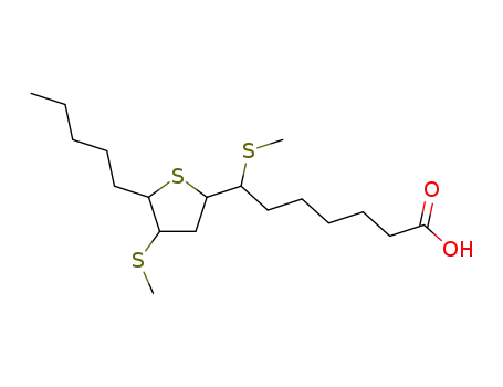 7-Methylsulfanyl-7-(4-methylsulfanyl-5-pentyl-tetrahydro-thiophen-2-yl)-heptanoic acid
