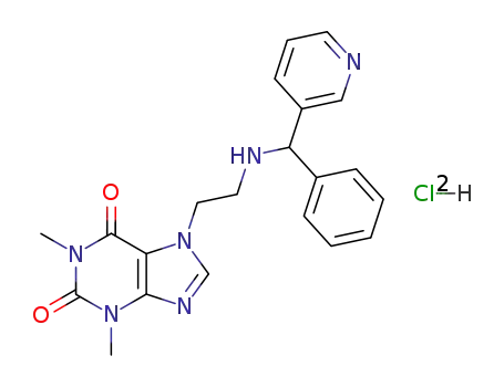 1,3-Dimethyl-7-{2-[(phenyl-pyridin-3-yl-methyl)-amino]-ethyl}-3,7-dihydro-purine-2,6-dione; hydrochloride
