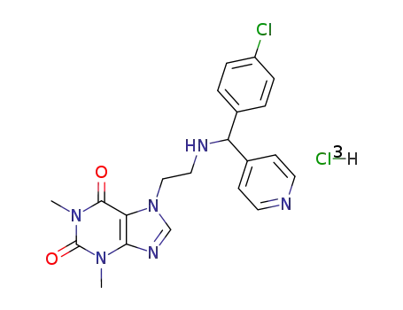 7-(2-{[(4-Chloro-phenyl)-pyridin-4-yl-methyl]-amino}-ethyl)-1,3-dimethyl-3,7-dihydro-purine-2,6-dione; hydrochloride