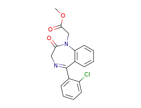 [5-(2-chloro-phenyl)-2-oxo-2,3-dihydro-benzo[e][1,4]diazepin-1-yl]-acetic acid methyl ester