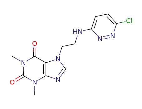 3-chloro-<6-<2-(7-theophyllin)-ethyl>-amino>-pyridazine