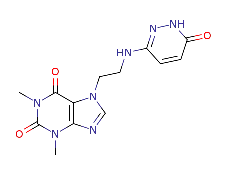 6-<<2-(7-theophyllin)-ethyl>-amino>-3(2H)-pyridazinone