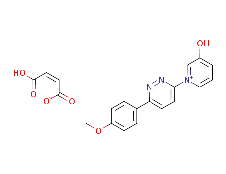 3-hydroxy-1-<6-(4-methoxyphenyl)-3-pyridazinyl>pyridinium maleate