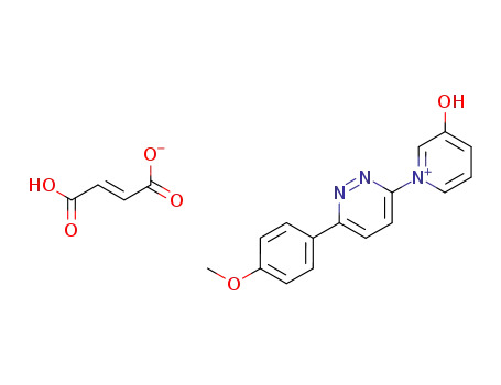 3-hydroxy-1-<6-(4-methoxyphenyl)-3-pyridazinyl>pyridinium fumarate